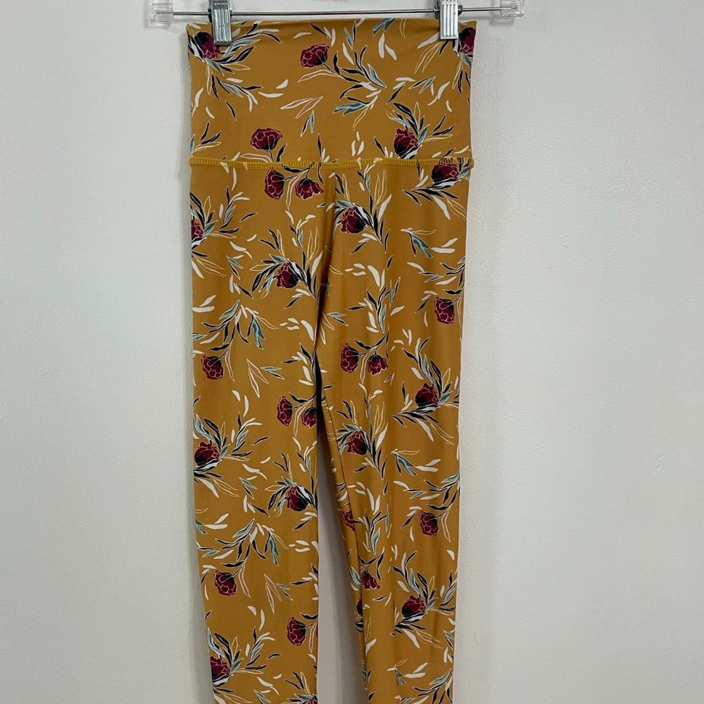 Beach Riot Flower Print Legging & Bonus Top